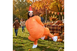 Adult Funny Halloween Party Birthday Party Christmas Thanksgiving Inflatable Turkey Costumes