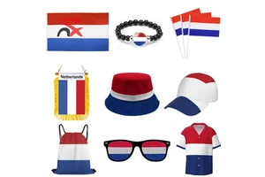 2026 Cheap Digital Full Printing Bead Bracelet Hanging Mini Netherlands Flag Soccer Football Sport Events Fan Kit Cheering