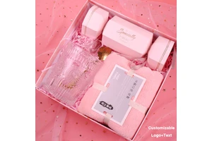 Hot Selling Pink Valentine's Day Gift Set for Birthday New Year Mother's Day Multi-Purpose Promo Gift for Girlfriend Woman