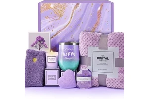 Gift Sets Purple Mother'S Day Gift Set Box Custom Logo Christmas Valentine Mothers Day Gift Box Natural Bath