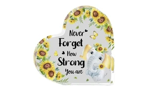 Best Friend Birthday Gifts for Women Heart Acrylic Plaque Novelty Friendship Gifts Friends BFF Bestie Sister Funny Heartwarming