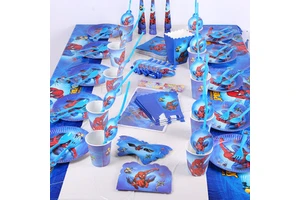 Children's Birthday Party Disposable Set Party Kid Supplies Set