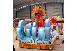 Festival of Carnival Theme Park High Quality Realistic Animatronic Festival Float