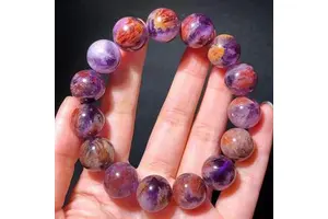 High Quality Polished Purple Amethyst Quartz Crystal Fashion Trend Bracelet for Mother's Day Gifts Wholesale