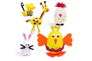 Different Sizes Easter Plastic Foam Eggs for DIY Holiday Decoration for Easter