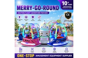 Commercial Rental Kids Attraction Merry Go Round Children's Outdoor Amusement Park Equipment Mini Carousel Rides For Sale