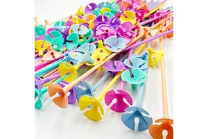 China Balloon Accessories Balloon Sticks Plastic Latex & Foil Balloon Stand Holder Party Supplies
