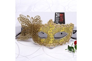 Masquerade Mask Women's Ball Mask Semi Retro Mask Used As Makeup Prop for Venice Ball Carnival