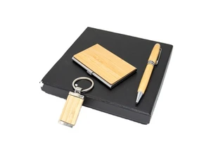 Excellent Quality Logo Cup and Notebook Wooden Gift Set for Corporate Promotions for Father's Day Thanksgiving New Year