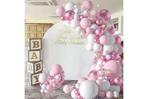 Wedding Birthday Ballon Birthday Party Supplies Latex Balloon Decor Kids Baby Shower Girl Decor Pink Balloon Garland Arch Kit