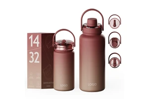 Customized 14/18/24/32/40oz Personalized Sport Water Bottle Drinking Bottle Thermal Vacuum Flask Water Flask For Kids With Logo