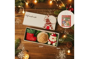 Wholesale Luxury 3PCS Christmas Tree Gingerbread Man & Deer Candles Set for Home Decoration Holiday Gift Giving