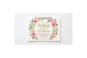 RABS Eco-Friendly Waterproof Durable Magnetic Stripe Customizable Mother's Day & Festival Blessing Gift Card