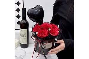 Hot New Product Creative Natural Valentine's Day Preserved Flower Soap Rose Gift Box