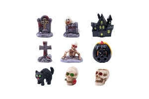 weij cross-border new products halloween couple dolls, cute diy decorative accessories, micro-landscape desktop small o
