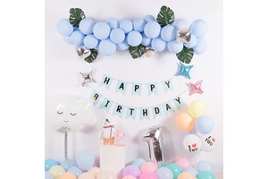 Adult and Children Birthday Party Supplies Background Decorated Balloon Set for Party Atmosphere