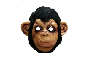 Full Face Monkey Halloween Decorative Animal Costume for Parties Cosplay-Breathable Trendy Adult Mask