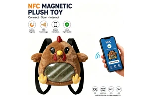 Thanksgiving Turkey NFC Plush Bag Set Soft Stuffed Animal Cute Holiday Decor Cuddly Plushie Gift Kids Party Favors Home