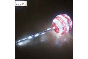 New Product Lighting Garden Decorations Candy Stick Led Lollipop Motif Light