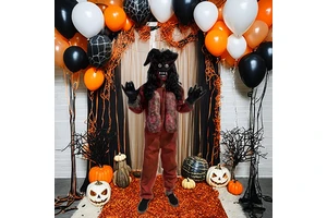 Hot Selling Durable Plastic Animatronic Ghost Zombie Adult Costume Halloween Haunted Houses New Arrival Factory Price