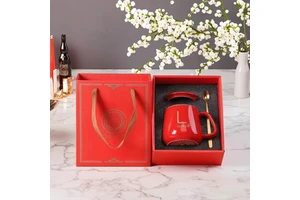 Promotional Coffee/Tea Mug Gift Set with Logo Printing for Occasions like Christmas Mother's Day Chinese New Year Thanksgiving