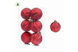 Wholesale Custom New Trend Product Plastic Material Shatterproof Christmas Decoration Supplies Xmas Ball Set for Hotel Home