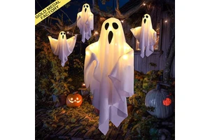 Halloween Decoration 2026 Halloween Horror Costume Masks Ghost Terror Mascaras De Disfraces Fantasma Halloween Party Decor Light