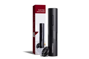 Business Gifts Items Customized Personal Logo Dry Battery Automatic Electric Corkscrew Wine Opener