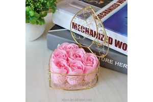 Preserved Exclusive Soap Flower Valentines Day Gifts Saint Valentine San St Set Heart Roses Box
