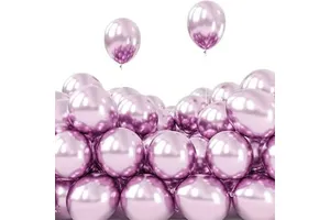 50pcs 10 Inch 2.2g Durable Chrome Balloons Birthday Anniversary Graduation Holiday Celebration Party Decor Supplies