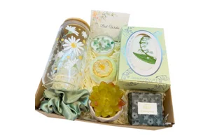 Custom Mother's Day Gift Idea Green Spring Thank You Birthday Gifts Set for Guests Best Friend Sister