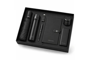 Custom Corporate Gift Set Luxury Vacuum Cup Notebook Executive Kits Business Promotional Gift Set With Box Commemorative Gift