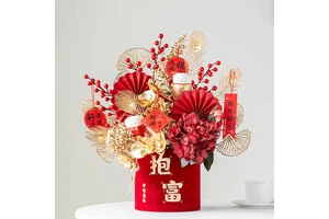 Wholesale Factory Price Ready Products Chinese New Year Table Flower Popular Lunar New Year Decoration for 2025 Vietnamese Year