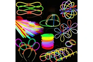 Custom Glow Party Pack Party Set DIY Glow Products with Connectors and Kits Halloween Christmas Favor