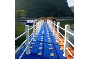 Hot Selling Outdoor Water Sports Simple Installation Bearing Capacity Strong Floating Pontoon Platform Boat Wharf