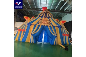 Inflatable Castle Cartoon For Event Advertising With Personal CUSTOMIZED LOGO