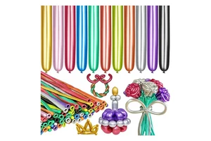 High Quality 260 Thick Magic Latex Balloon with Metal Accessory for Christmas Party Festival Decorations and Children's Toys