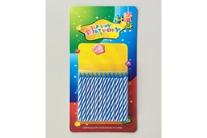 Cheap Spiral Birthday Cake Small Candle for Easter Party Dessert Table Bars Use for Children's Celebration
