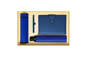 Customized Logo Promotional Gift Set for Luxury Business Includes Insulated Cup Notebook and Pen for Valentine's Day