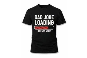 Mens Dad Joke Father's Day Gift Eco-Friendly Short Sleeve T-Shirt-100% Cotton Breathable Funny Father Pun Grandpa Daddy Novelty
