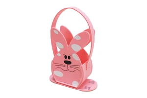 Wholesale Easter Bunny Felt Tote Set for Kids Snack Candies Easy Carry Polyester Gift Bags Egg Storage Bag Cartoon Rabbit