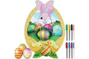 Wholesale DIY Painted Easter Egg Painting Set Child Handmade Toy Easter Gift Easter Egg Paint