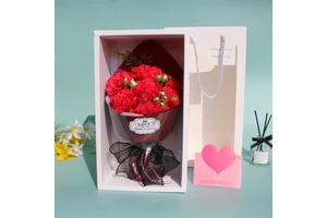 Mother's Day gift creative Soap Flower Carnation Gift Box Teacher's Day Simulation Bouquet