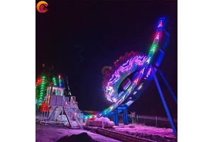 Thrill Rides Amusement Park Rides Flying Saucer 12 Seats Flying Disco Dreamlike UFO Ride