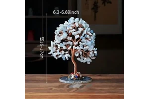 Natural Crystal Tree Home Study Office Desk Decoration Christmas Halloween Valentine's Day Gifts for Family and Friends