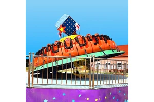 Funfair Carnival Attraction Amusement Park Rides Dancing Flying Turntable Ballerina Ride for Sale