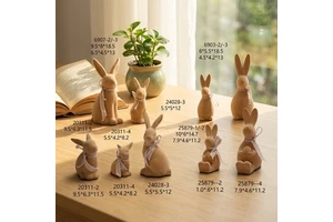 OEM ODM Easter Babbit Toy Plush Bunny Ornament for Party Decoration Design Easter Bunny Toys Cute Home Decor