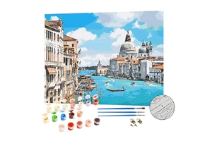 DIY Paint by Number Venice Water City Oil Canvas Custom Painting by Numbers Scenery Artwork