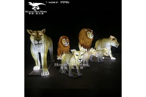 Life Size Animal Lantern Show Tradition Chinese New Year Festival Lantern