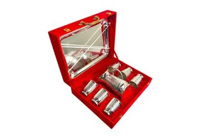 Antique Look Silver Plated Pure Brass Made Lemon Set Endless Tableware Serving Article Decorative Diwali Gift Item for Sale